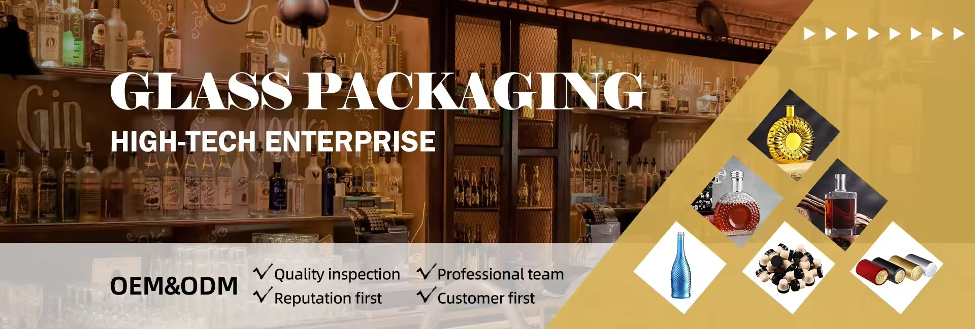 qualidade garrafa de vidro de vinho fábrica