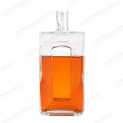 quality Garrafas de vidro para bebidas de cor personalizada garrafas de gin de rum e tequila factory